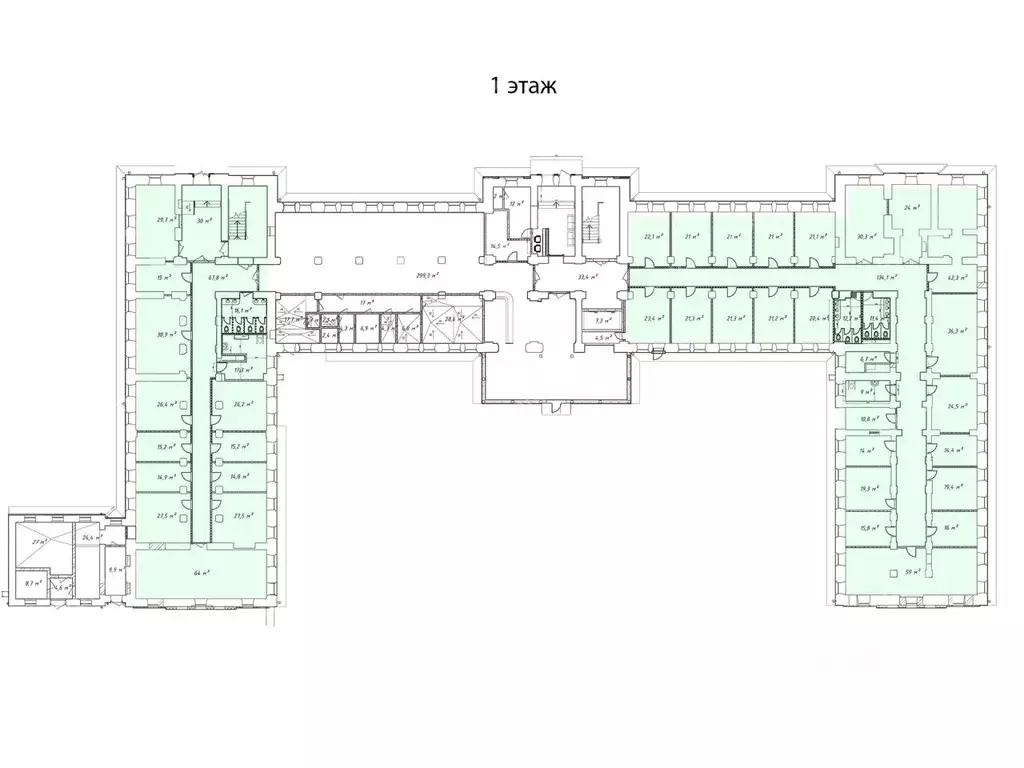 Офис в Санкт-Петербург просп. Обуховской обороны, 110Б (1160 м) - Фото 2