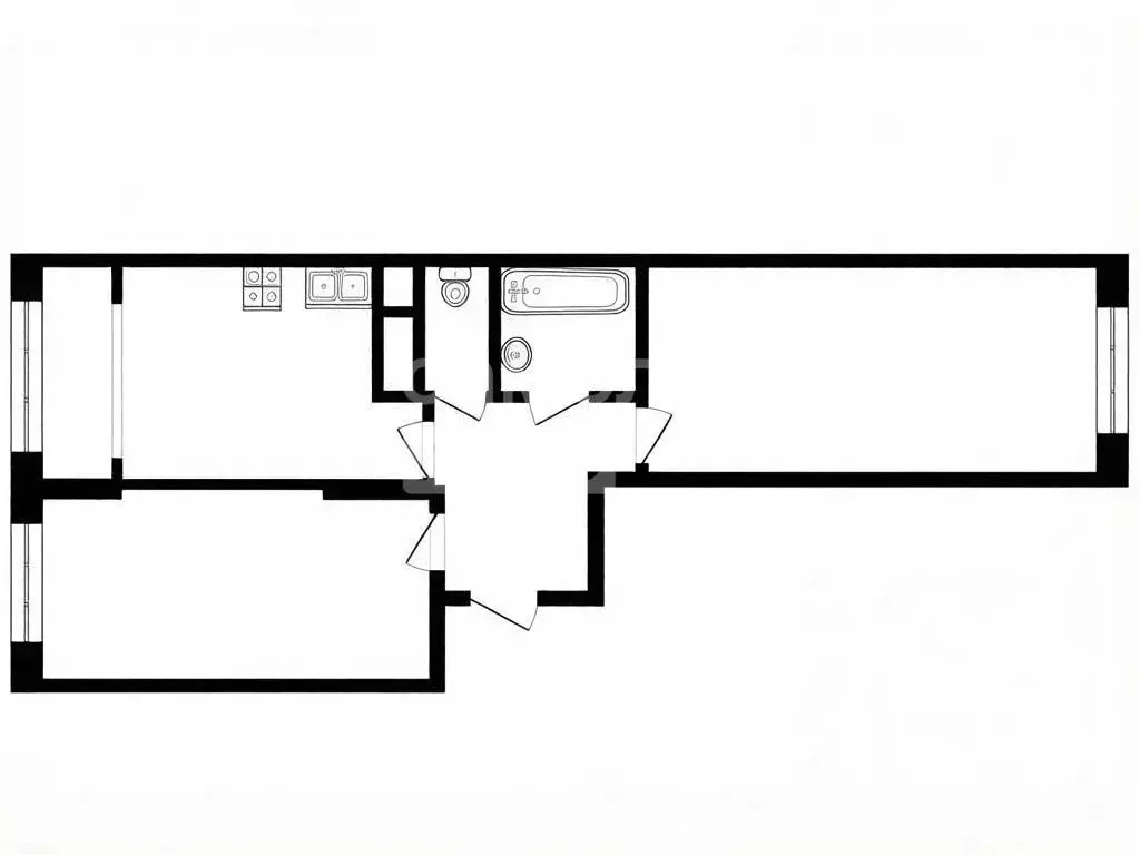 2-к кв. Московская область, Балашиха ул. Лукино, 53А (52.9 м) - Фото 2