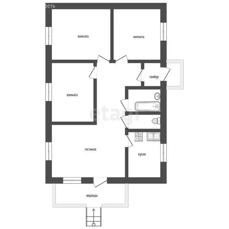 Дом в Кузьмищи, Луговая улица (105 м) - Фото 2