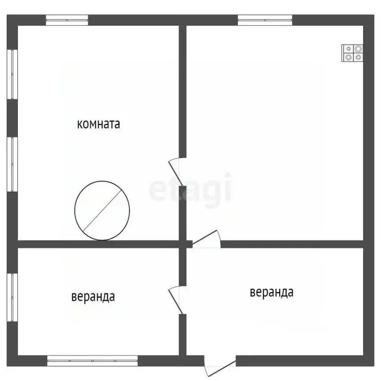 Дом в Ульяновская область, Чердаклинский район, Белоярское с/пос, с. ... - Фото 2