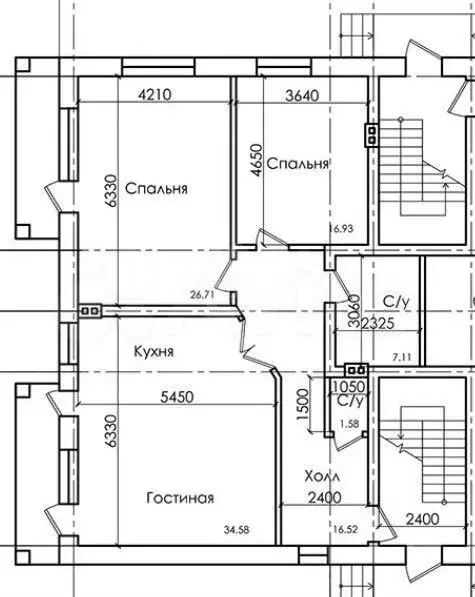 3-к. квартира, 102 м, 1/2 эт. - Фото 1