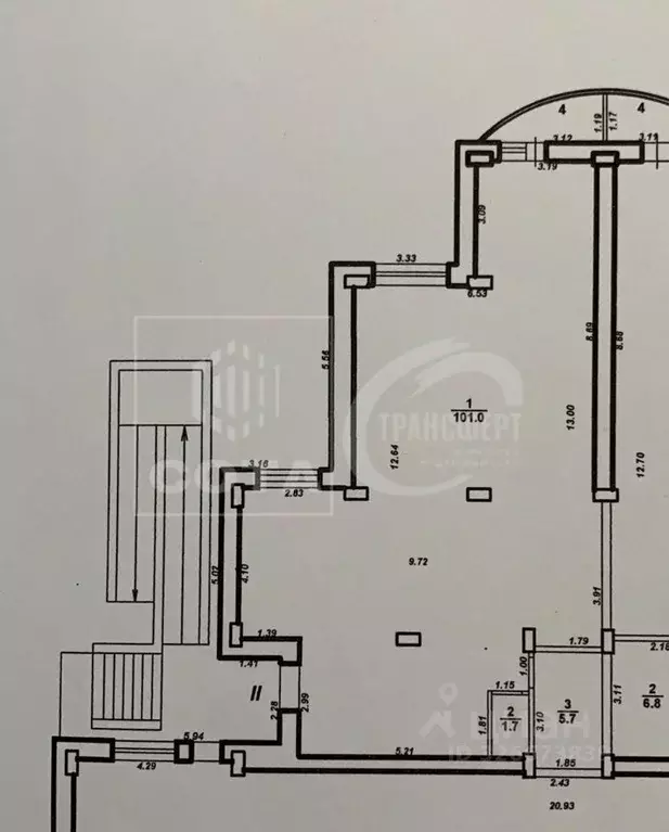 Офис в Воронежская область, Воронеж ул. Революции 1905 года, 31Д (111 ... - Фото 2