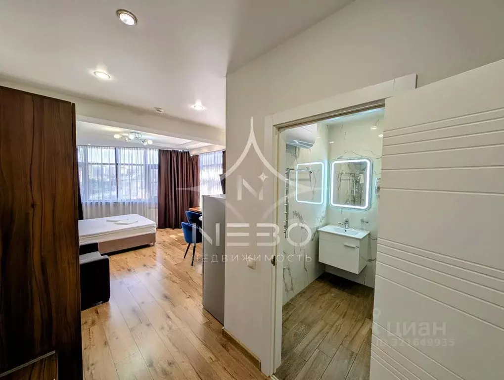 Студия Краснодарский край, Сочи Виноградная ул., 2/3 (28.4 м) - Фото 1