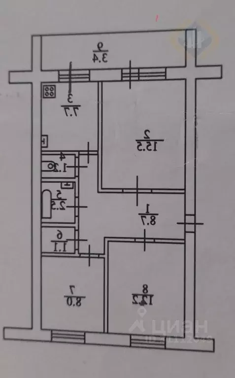 3-к кв. Приморский край, Находка Бокситогорская ул., 34 (56.7 м) - Фото 1