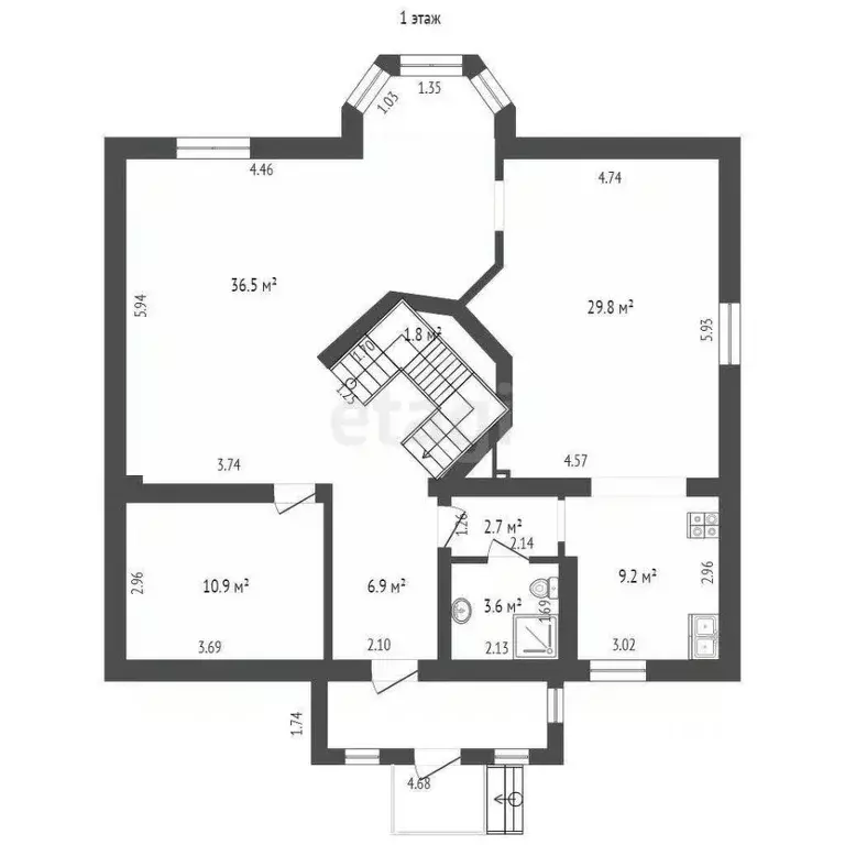 Дом в Воронежская область, Борисоглебск Устиновская ул., 18 (286 м) - Фото 2