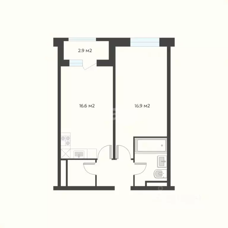 1-к кв. Москва Кронштадтский бул., 6к5 (49.8 м) - Фото 1