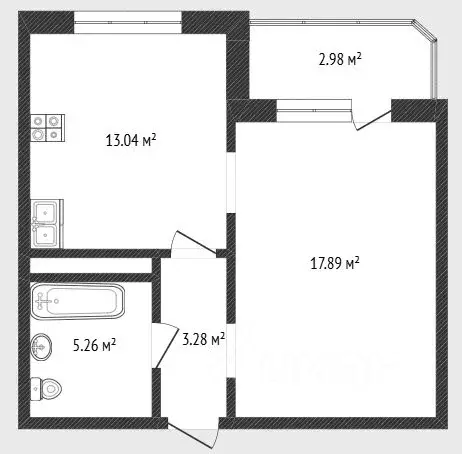 3-к кв. Тюменская область, Тюмень ул. Валентины Трофимовой, 13 (83.2 ... - Фото 1