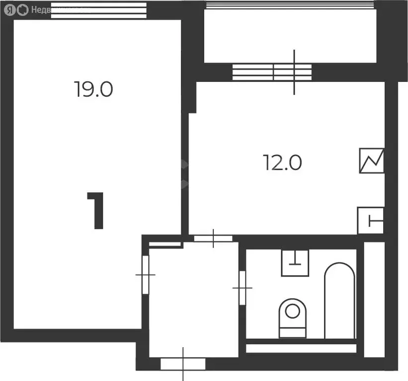 1-комнатная квартира: Москва, Алтуфьевское шоссе, 53к2 (39.1 м) - Фото 1