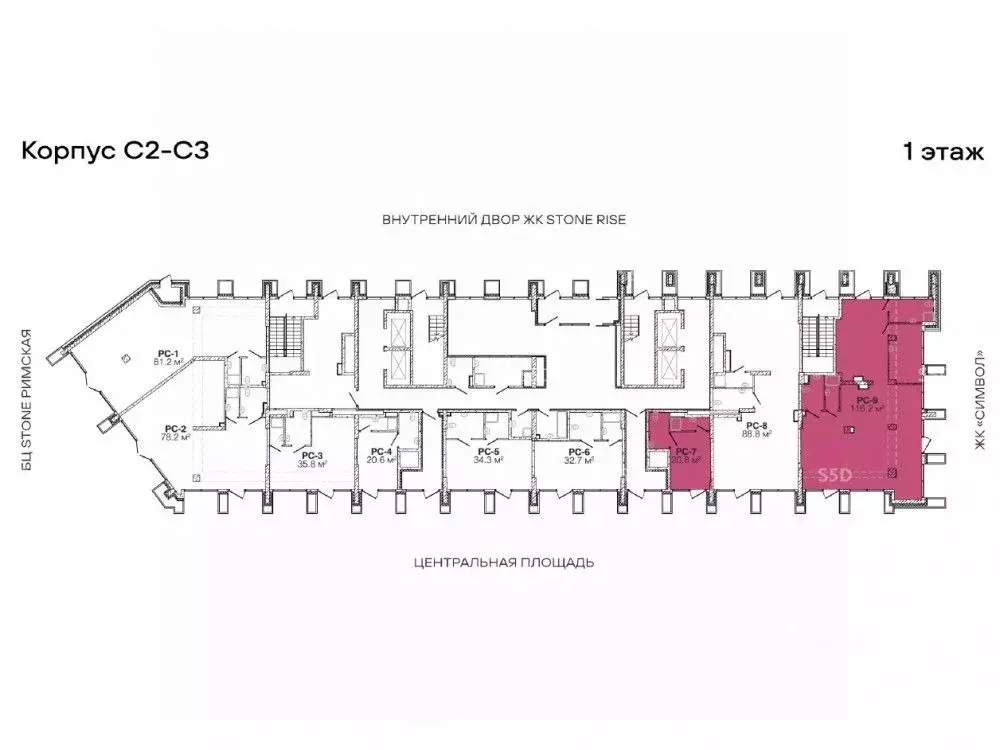 Торговая площадь в Москва ул. Золоторожский Вал, 11С1 (116 м) - Фото 2