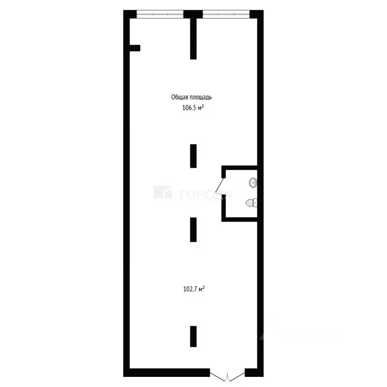 Офис в Новосибирская область, Обь Геодезическая ул., 29 (107 м) - Фото 2
