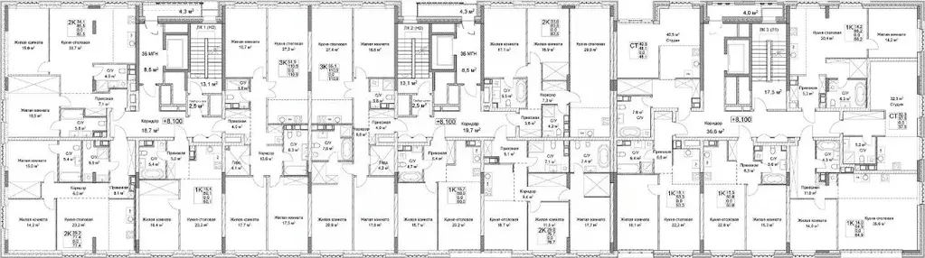 2-к кв. Нижегородская область, Нижний Новгород ул. Максима Горького, ... - Фото 2
