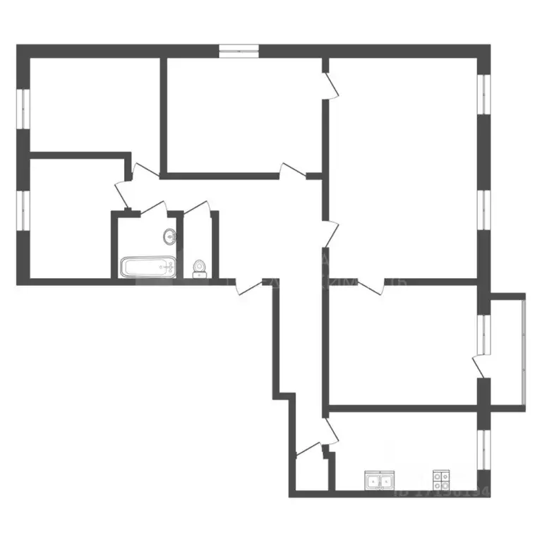 5-к кв. Тюменская область, Тюмень ул. Пермякова, 31 (90.0 м) - Фото 1