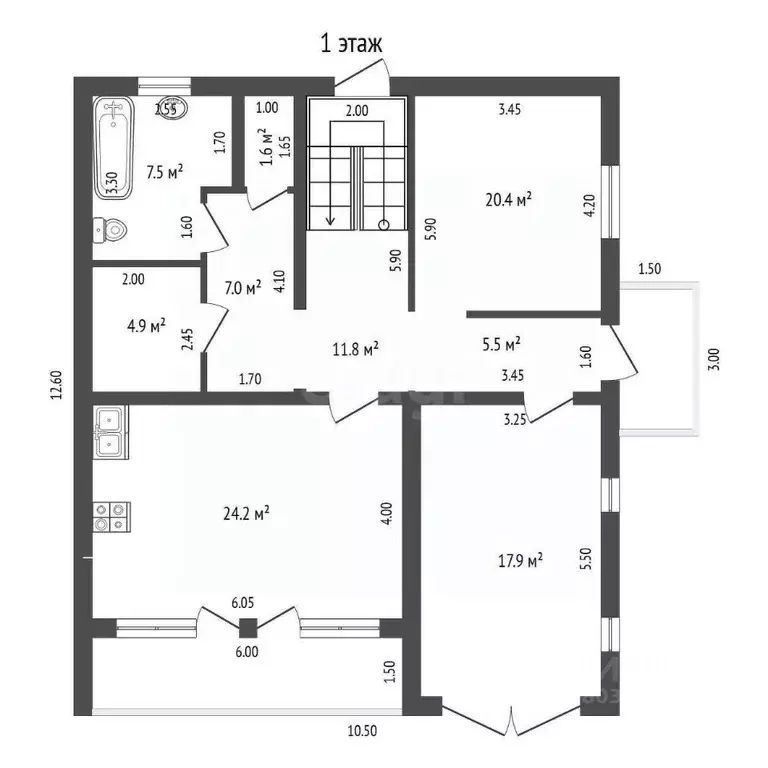Дом в Ставропольский край, Георгиевский муниципальный округ, с. ... - Фото 1