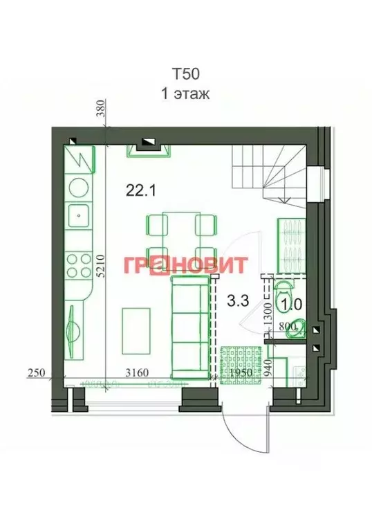 Таунхаус в Новосибирская область, с. Новолуговое, Березки-2 мкр, 5-й ... - Фото 2