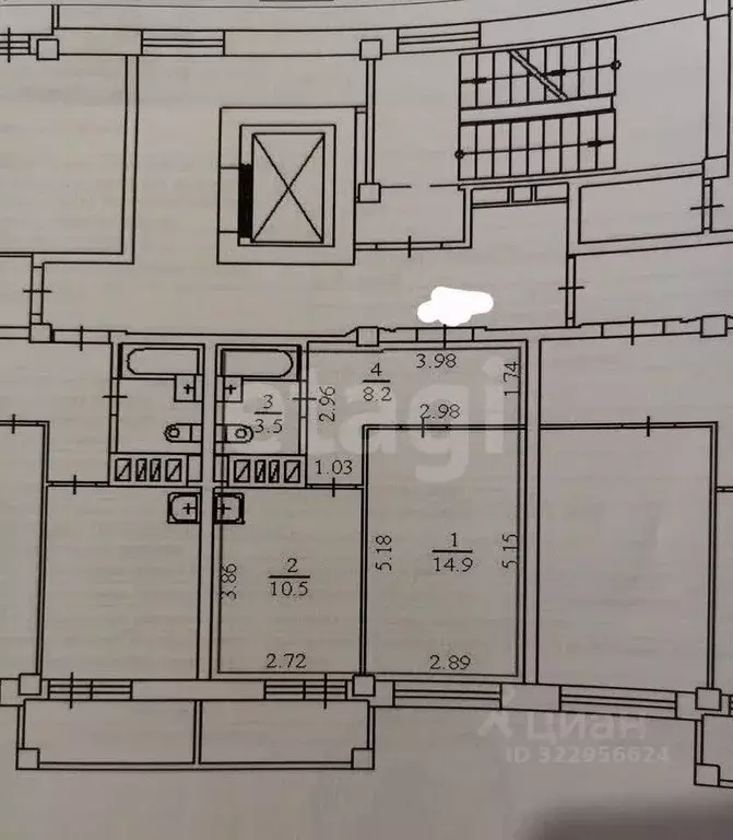 1-к кв. Пермский край, Пермь Гатчинская ул., 20 (37.0 м) - Фото 1