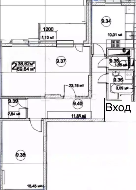 2-к кв. Москва ул. Михаила Певцова, 11 (69.64 м) - Фото 1