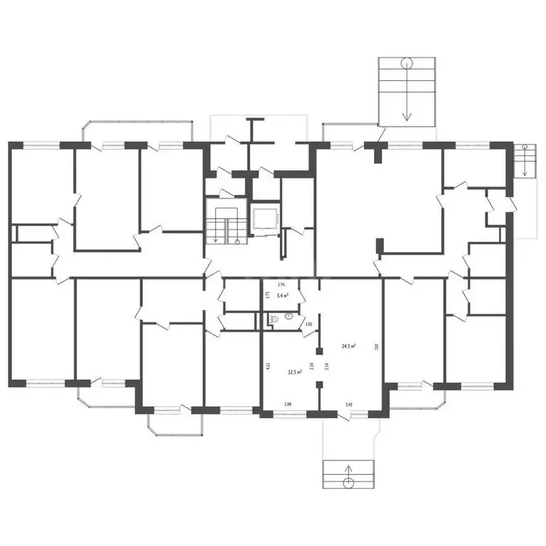 Помещение свободного назначения (44 м) - Фото 1