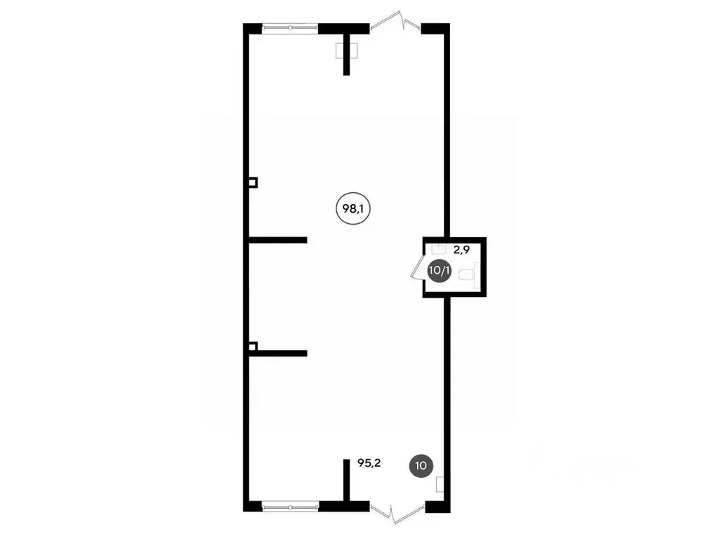 Помещение свободного назначения в Краснодарский край, Краснодар Парк ... - Фото 1