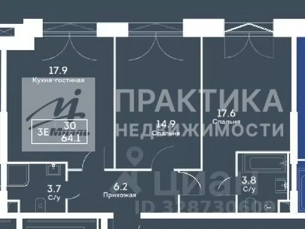 Продается 3-комнатная квартира - Фото 1