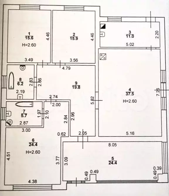 Дом 172,6 м на участке 6 сот. - Фото 0