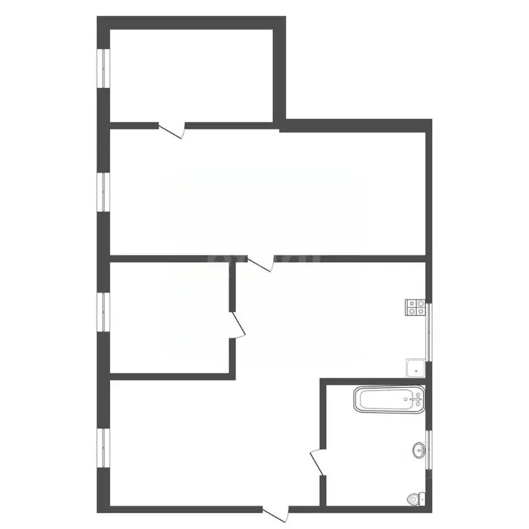 Дом в Тульская область, Тула Рудная ул., 8 (54 м) - Фото 2