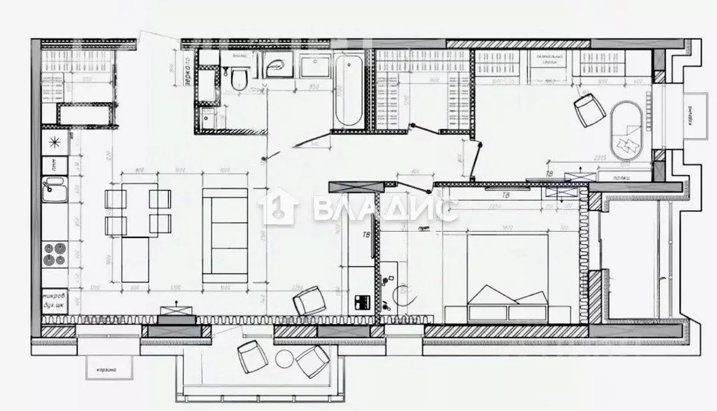 3-к кв. Пензенская область, Пенза ул. Мира, 78 (80.3 м) - Фото 2