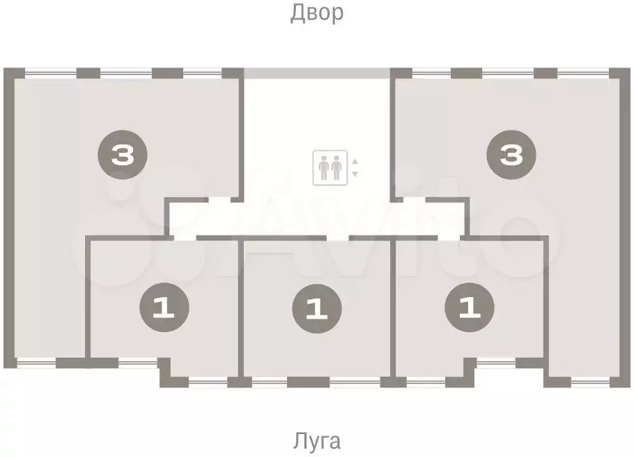 3-к. квартира, 82,7 м, 5/17 эт. - Фото 1