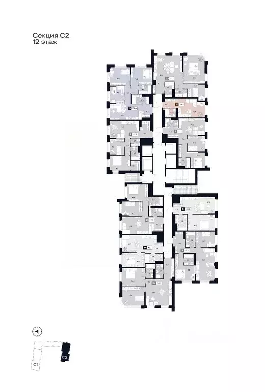 2-к кв. Москва Лодочная ул., 27К2 (62.5 м) - Фото 2