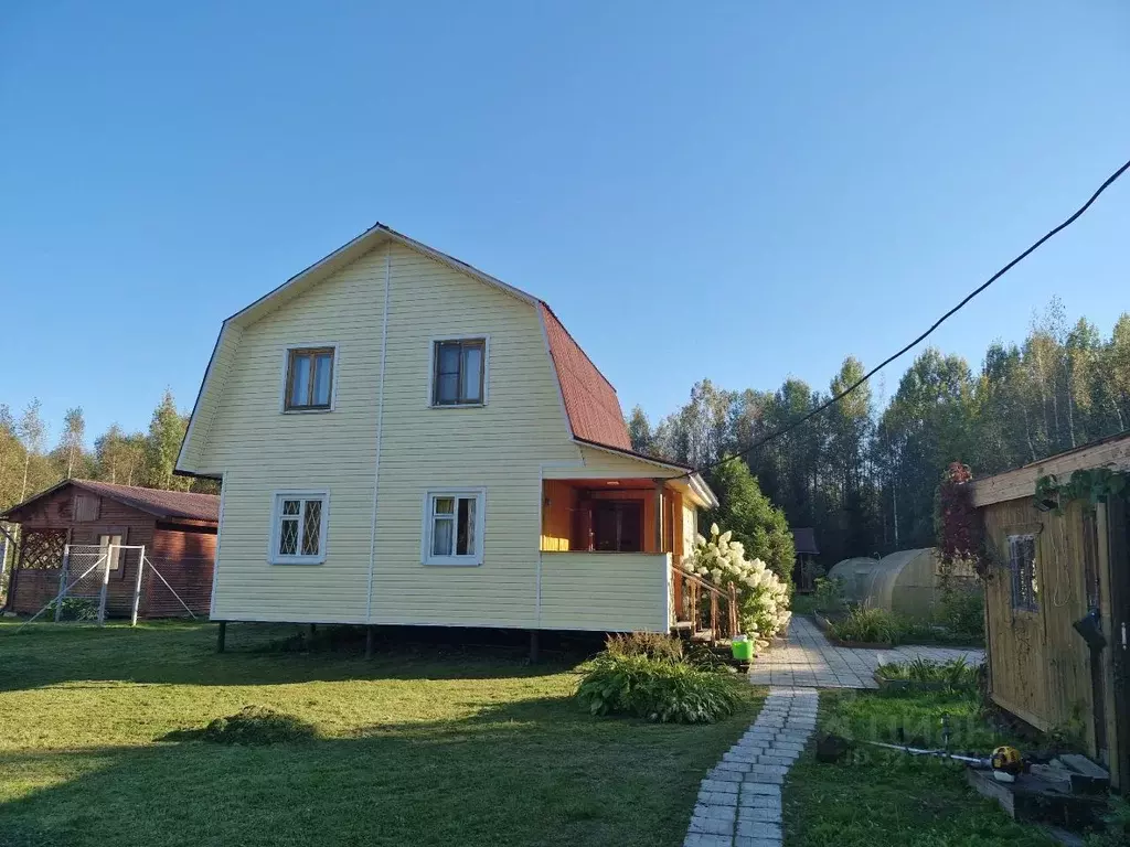 Дом в Ленинградская область, Киришский район, Кусинское с/пос, ... - Фото 1