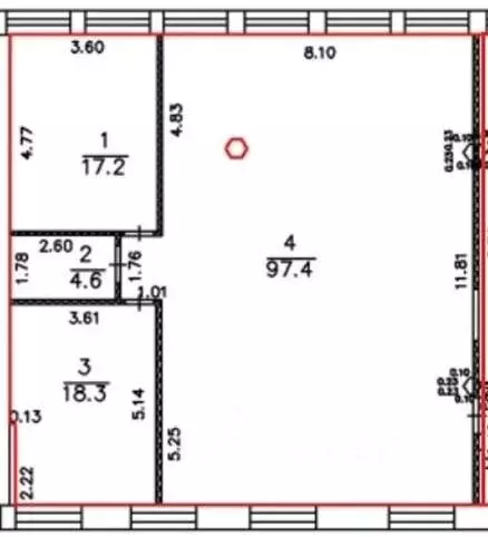 Офис в Москва Холодильный пер., 3к1с2 (137 м) - Фото 2