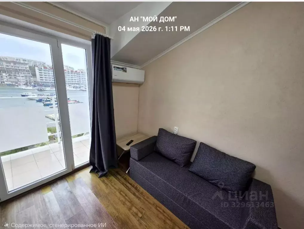 Студия Севастополь ул. Коралловая, 111 (15.0 м) - Фото 1