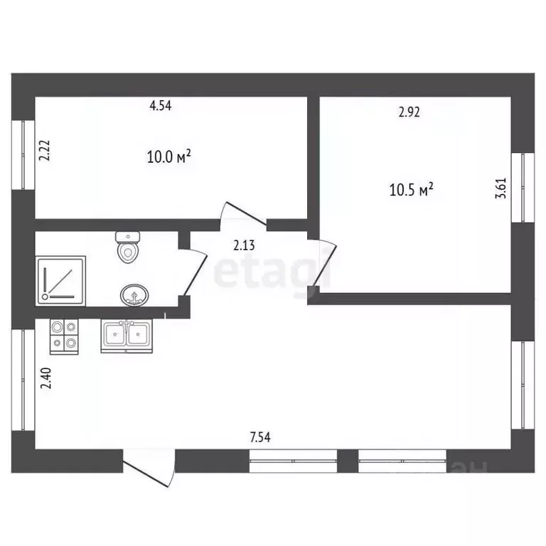 Дом в Томская область, Томск с. Тимирязевское, Малая Пионерская ул. ... - Фото 2