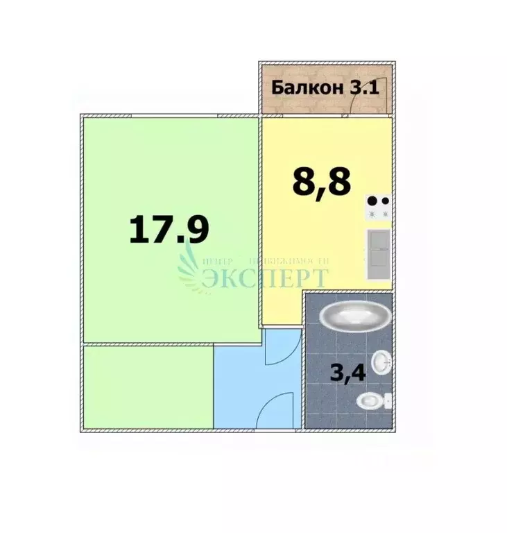 1-к кв. Нижегородская область, Нижний Новгород д. Афонино, ул. Красная ... - Фото 2