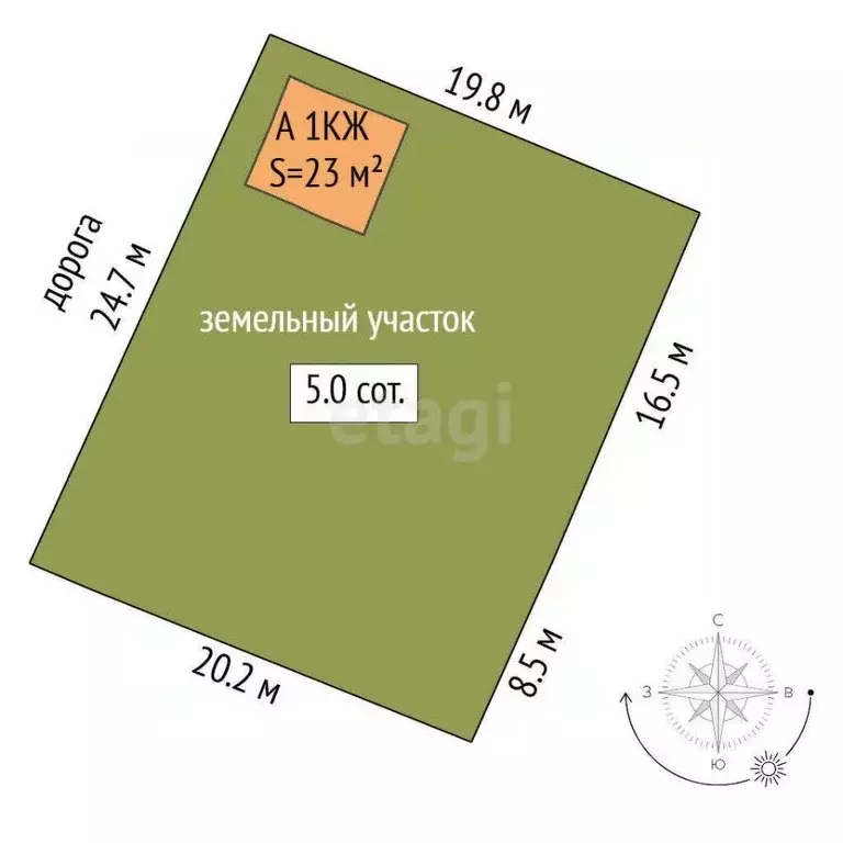 Дом в Тюменская область, Тюмень Зауралец СНТ, ул. Садовая (23 м) - Фото 2