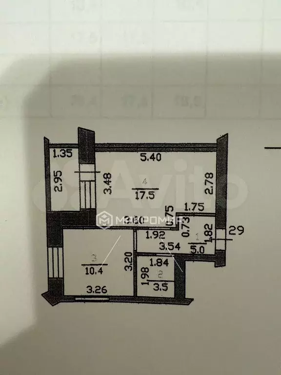 1-к. квартира, 36,4 м, 5/9 эт. - Фото 0