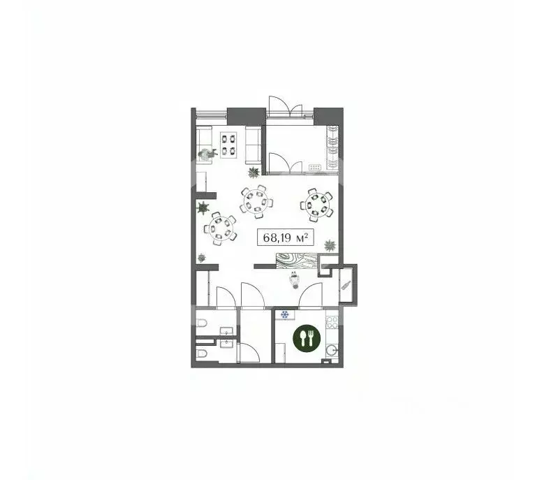 Торговая площадь в Москва ул. 1-я Бухвостова, 2к3 (70 м) - Фото 2