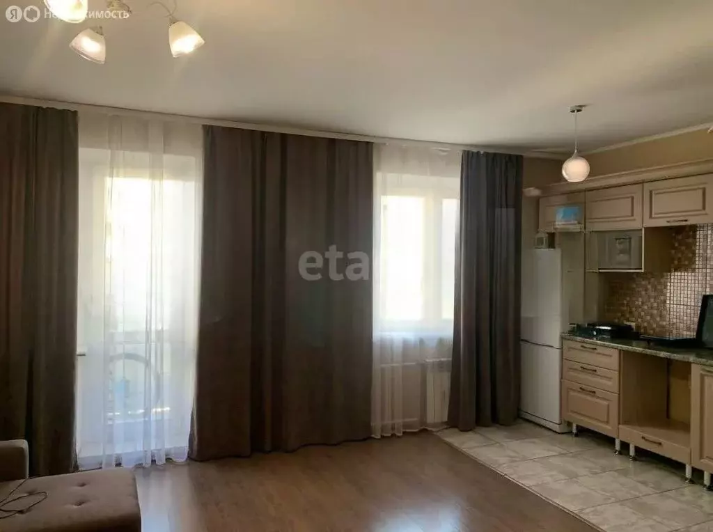 квартира-студия: омск, улица 12 декабря, 1к1 (33 м) - Фото 1