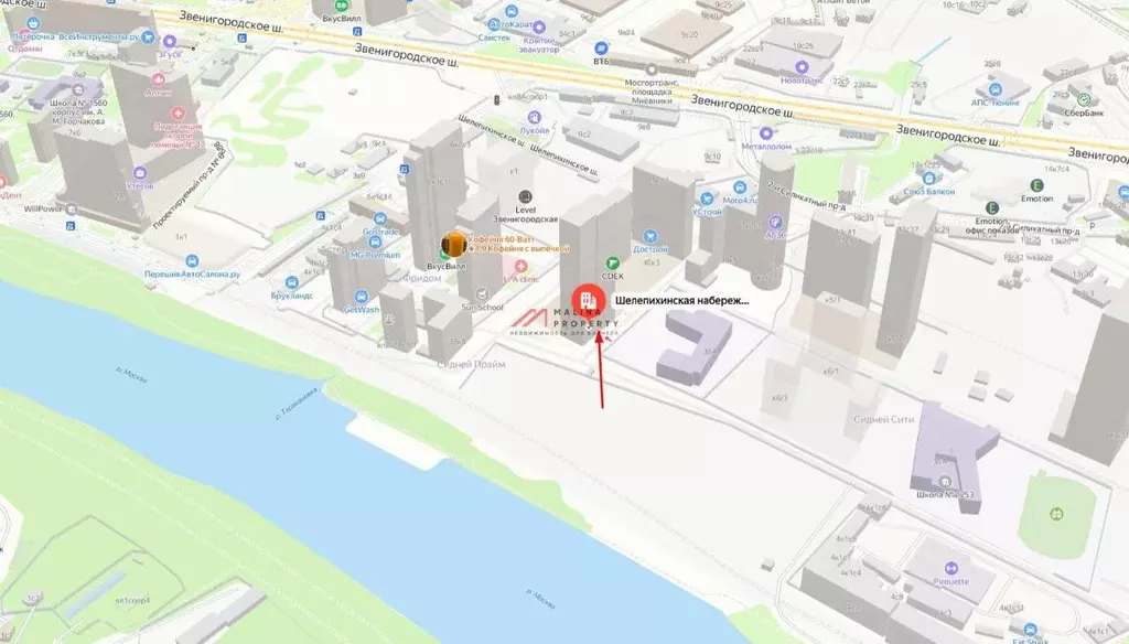 Торговая площадь в Москва Шелепихинская наб., 40к1 (187 м) - Фото 2