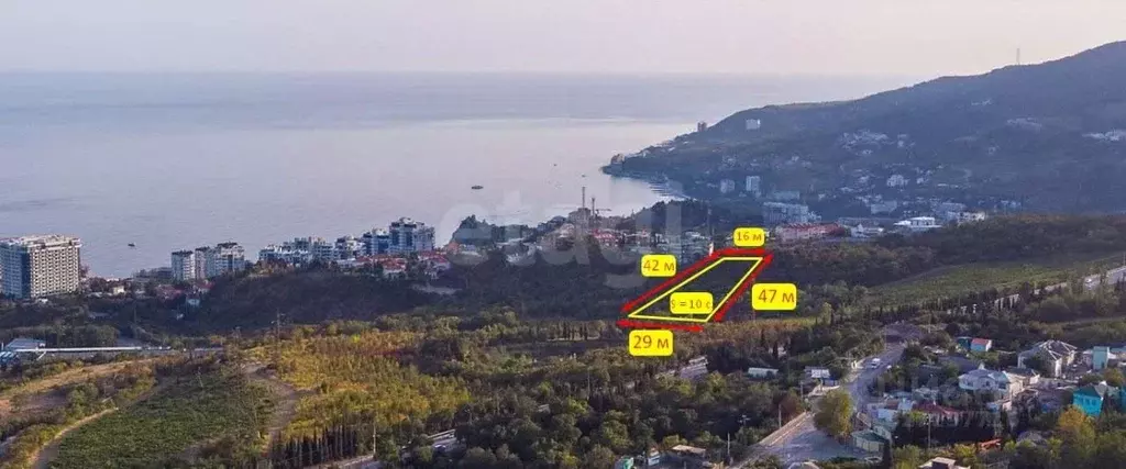 Участок в Крым, Ялта муниципальный округ, Гурзуф пгт ул. Ленинградская ... - Фото 1