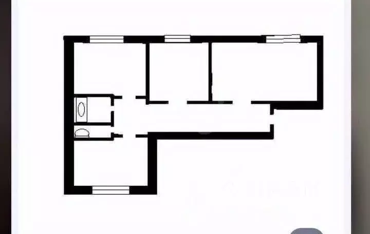 3-к кв. Смоленская область, Ярцево просп. Металлургов, 37 (64.8 м) - Фото 2