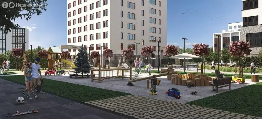 Квартира-студия: Тюмень, Краснооктябрьская улица, 14 (23 м) - Фото 1