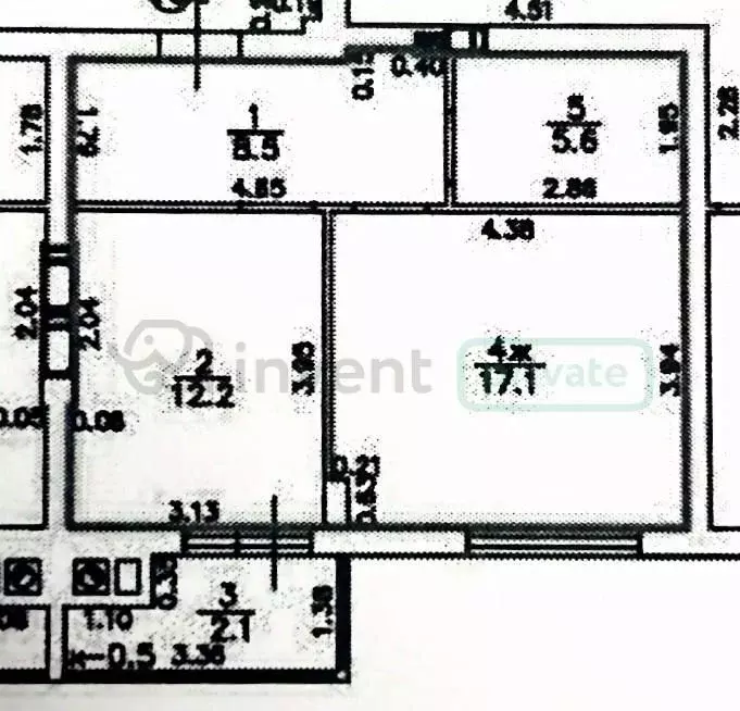 1-к кв. Калининградская область, Калининград ул. Виктора Денисова, ... - Фото 2