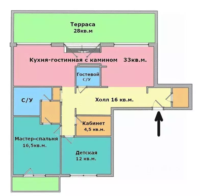 2-к кв. Санкт-Петербург Лодейнопольская ул., 7 (115.0 м) - Фото 1