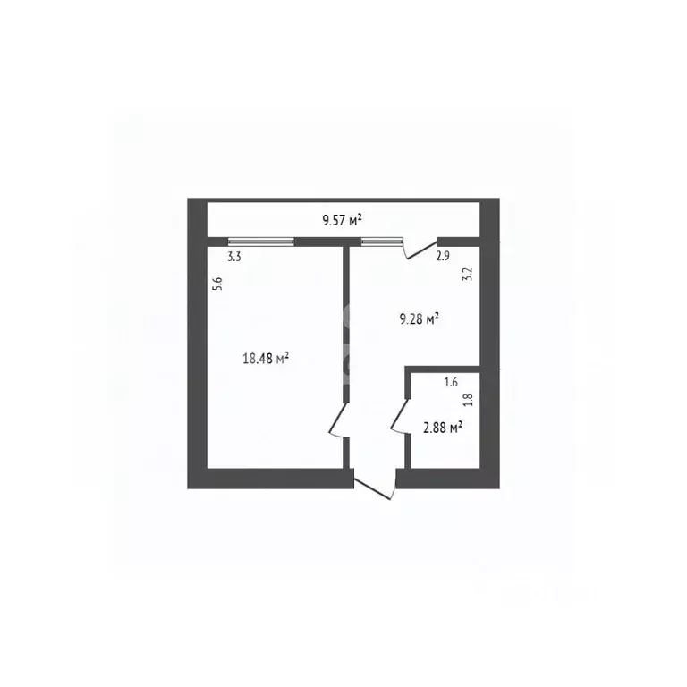 1-к кв. Дагестан, Дербент пер. Карла Маркса, 57 (36.9 м) - Фото 2