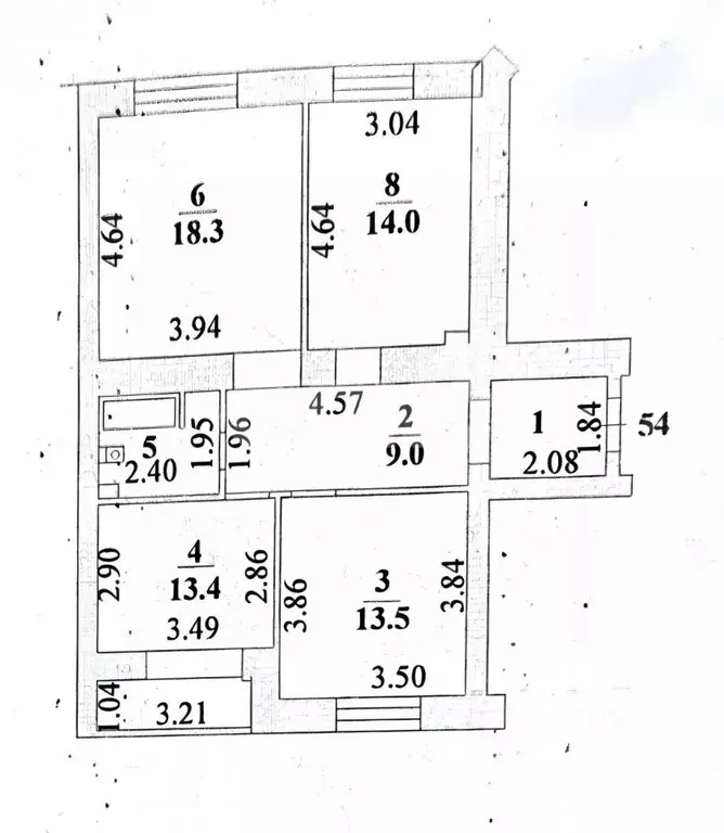 3-к кв. Липецкая область, Липецк ул. А.Д. Белянского, 8 (76.5 м) - Фото 2