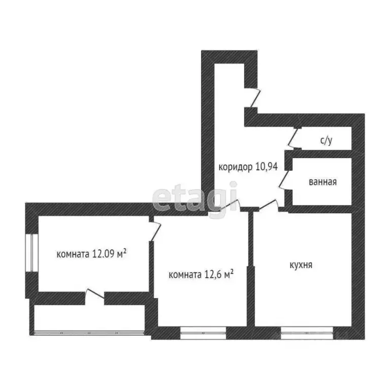 2-к кв. Приморский край, Владивосток ул. Зеленый Бульвар, 26 (55.2 м) - Фото 1