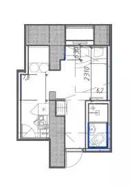 Продаётся 1-к квартира, 14.7 м - Фото 1