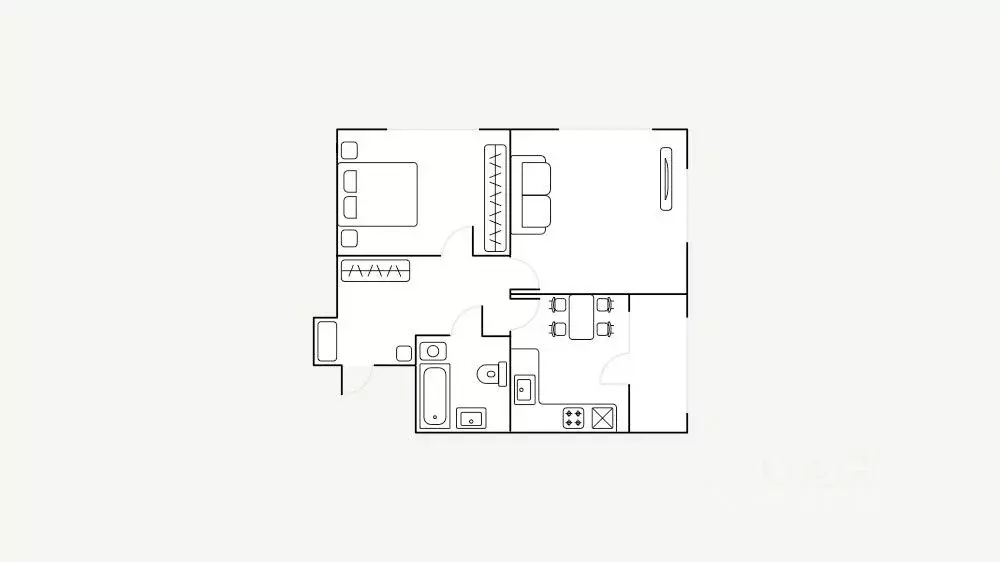 2-к кв. Москва ул. Берзарина, 30 (59.0 м) - Фото 2