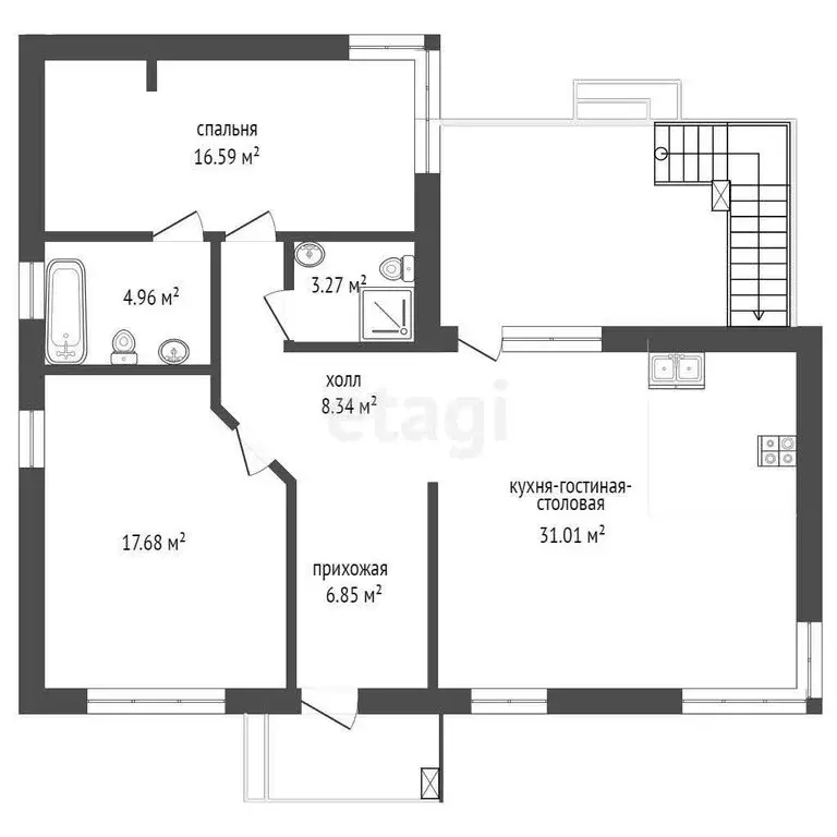 Дом в Таганрог, улица Мещерякова (108 м) - Фото 1