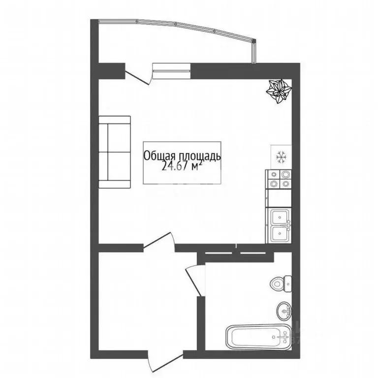 Студия Новосибирская область, Новосибирск ул. Михаила Кулагина, 31 ... - Фото 2